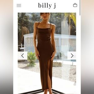 Billy J Scarlett Dress in chocolate